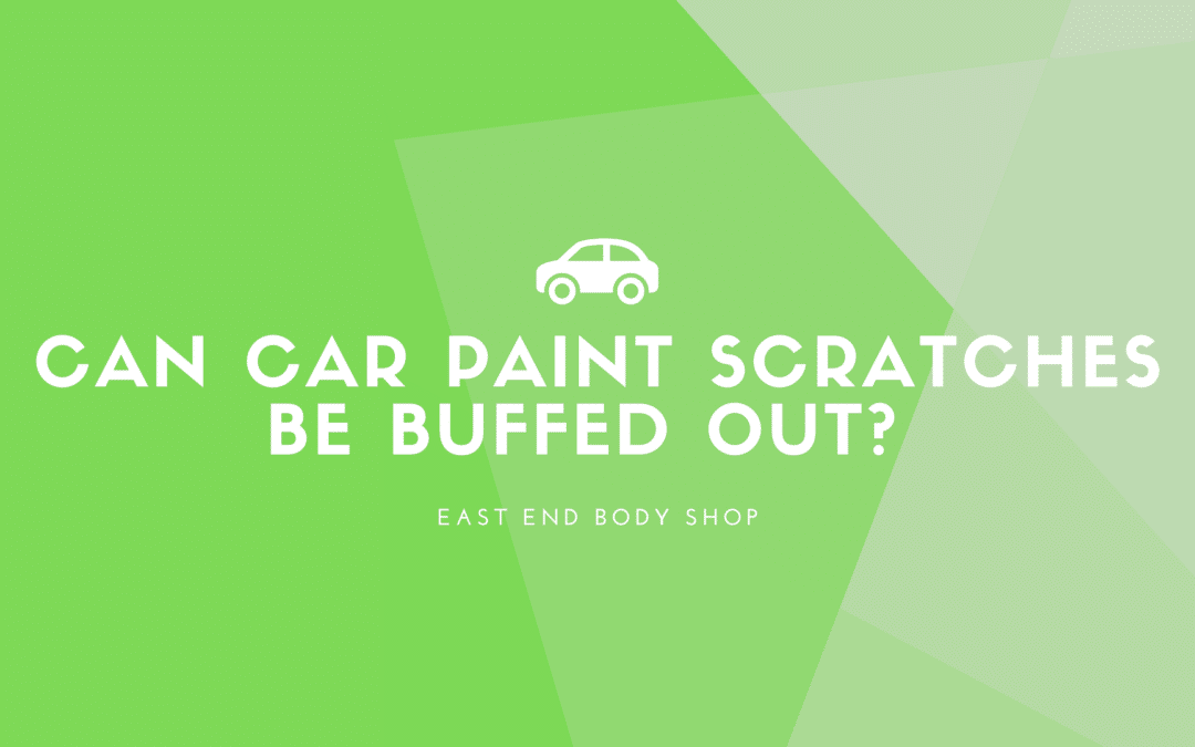 Can car paint scratches be buffed out?